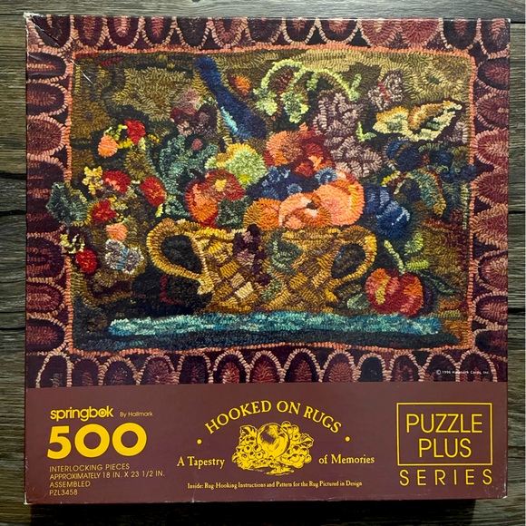 Vintage Springbok Hooked on Rugs 500 piece puzzle 🧩. - Picture 1 of 3